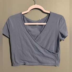 pacsun tshirt brand Me to We baby blue shirt